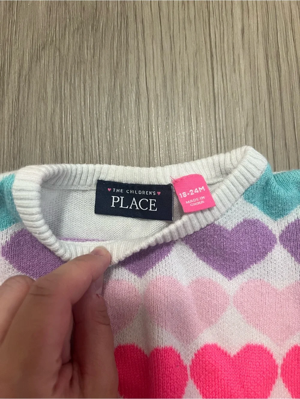 The Children’s Place Y2K Heart Print Sweater & Jeggings Set 18-24M